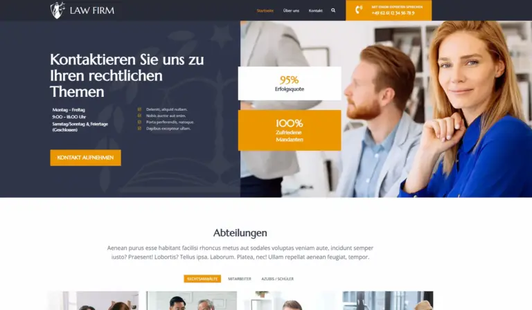 Anwalt 2 Musterwebsite Section 2