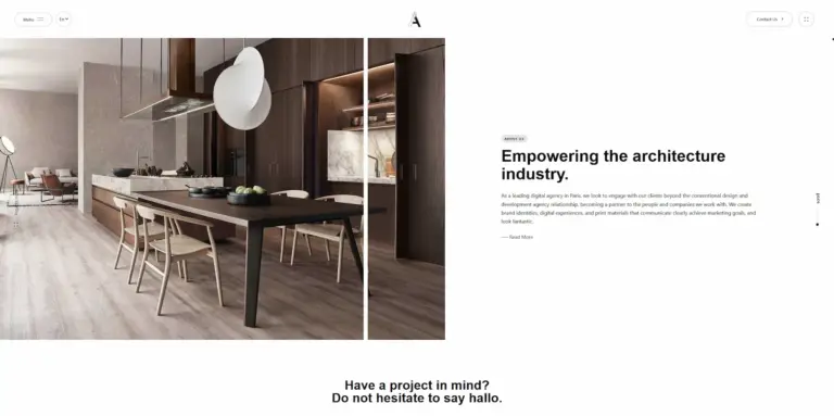 Architektur Musterwebsite 1 - Section 1