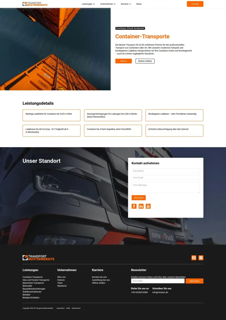Transport Musterwebsite1